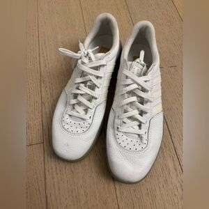 Adidas Men's White Leather Sneakers